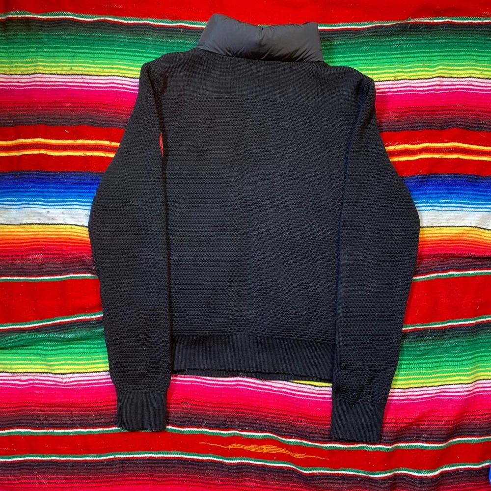 Canada Goose HyBridge Knit Jacket Black Merino Wool Down Womens Medium - Picture 11 of 11